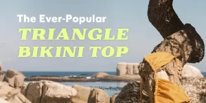 The ever popular triangle bikini top